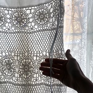 KENAR CROCHET WHITE SKIRT COVER UP SIZE 14